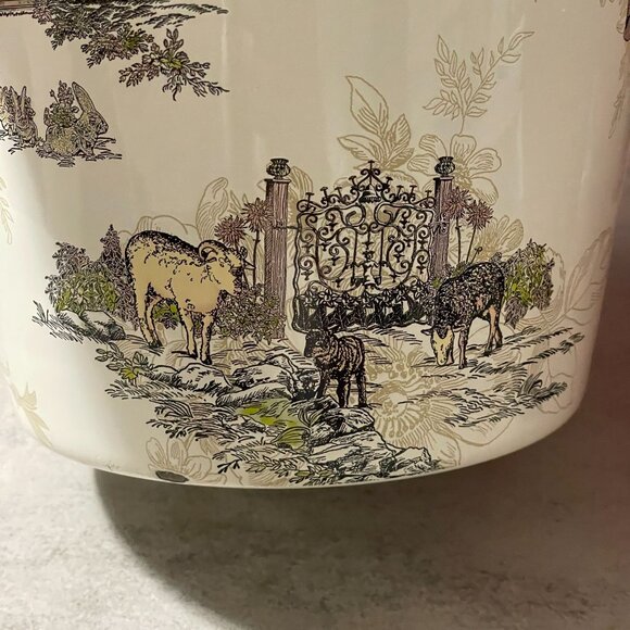 MacKenzie-Childs 30th Anniversary Aurora Collection Enamel Ice Bucket 2013 RARE - Picture 8 of 14